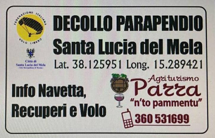 Agriturismo Parra Santa Lucia del Mela Eksteriør bilde